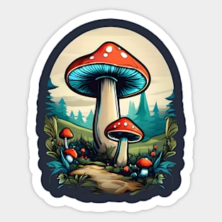 Mushrooms Sticker